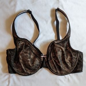 Black Lace Unpadded Bra